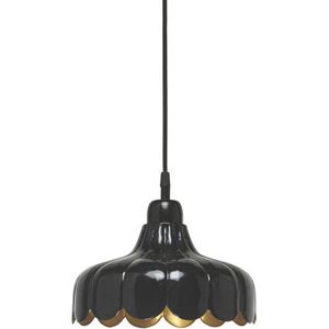 Wells taklampa fönsterlampa svart guld metall