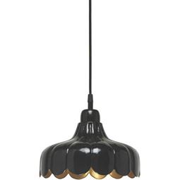 Wells taklampa fönsterlampa svart guld metall