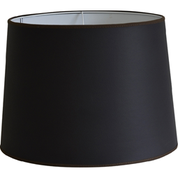 Leather lampskärm espresso 