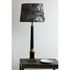 Wexford Grande lampfot svart antik mässing