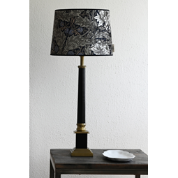 Wexford Grande lampfot svart antik mässing