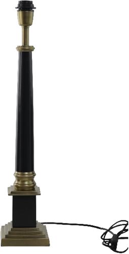 Wexford Grande lampfot svart antik mässing