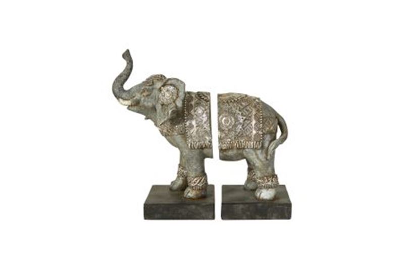 Bokstöd Elefant