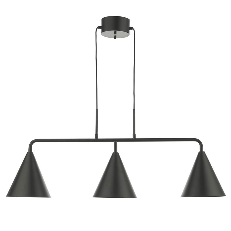 New York taklampa biljard biljardlampa svart metall