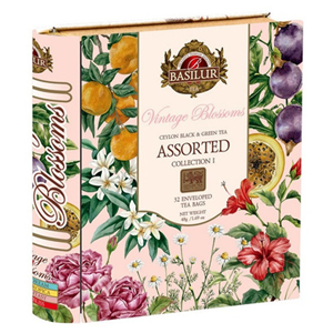 Vintage Blossoms Collection 1 grönt te svart te Vintage Blossoms Collection 1 grönt te svart te