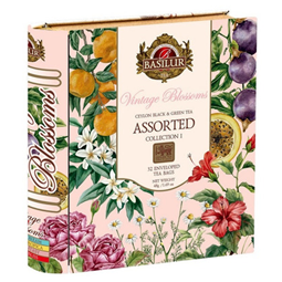 Vintage Blossoms Collection 1 grönt te svart te